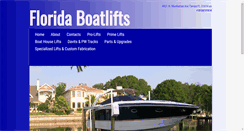 Desktop Screenshot of floridaboatlifts.com